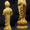 Standing Amitabha Buddha Statue, Approximately 20cm Tall, Made of Natural Boxwood, Amitabha Buddha, Wood Carving, [Product Code]
