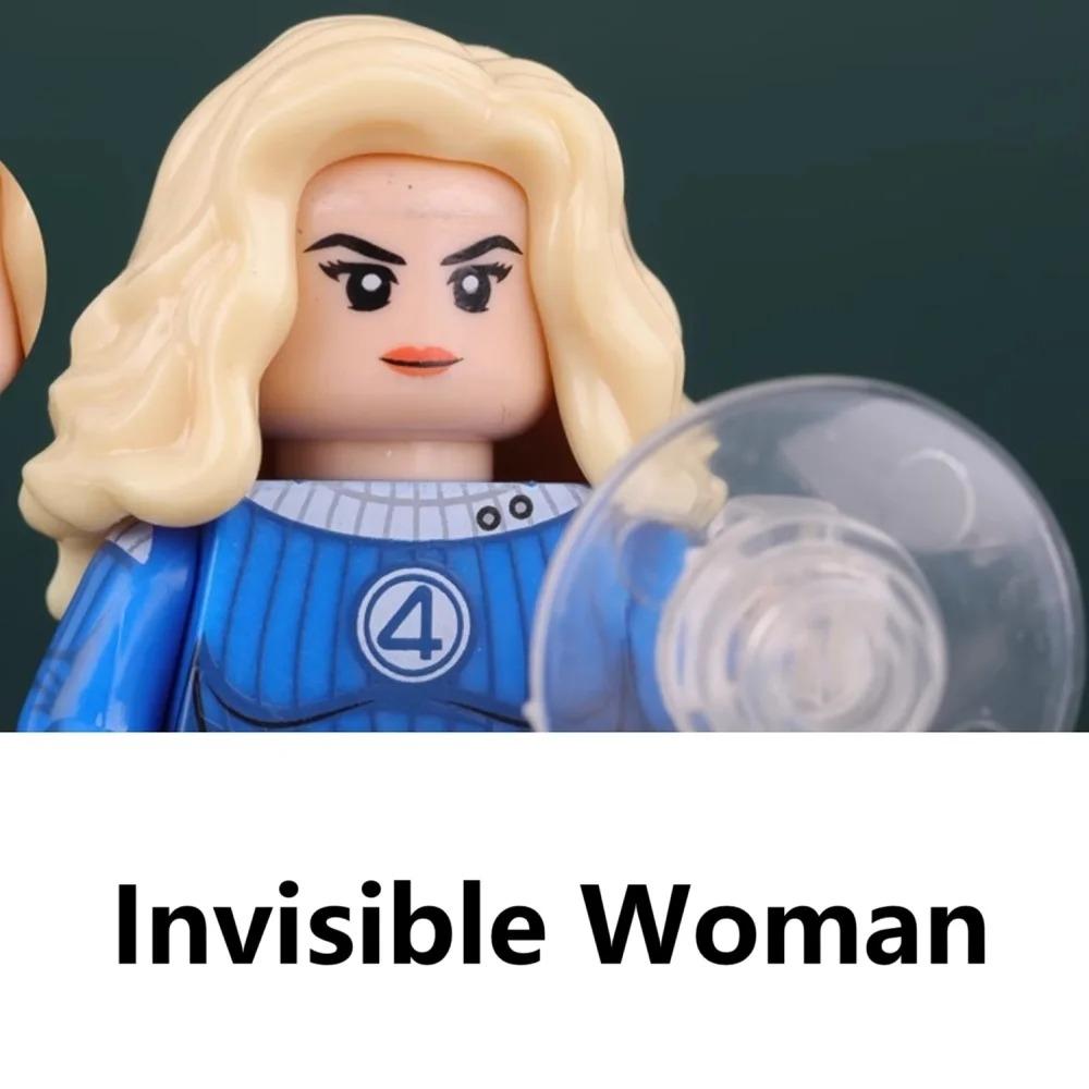 G0151 Новый набор Фантастической Четверки Конструктор Человек-Факел Мистер Фантастик Галактус Мини Экшн Фигурки Игрушки