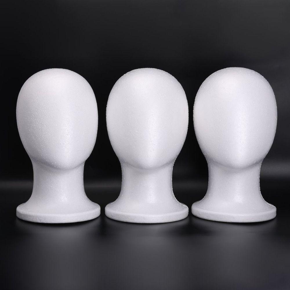 Lightweight Foam Mannequin Head Stable Manikin Head New Foam Head Model