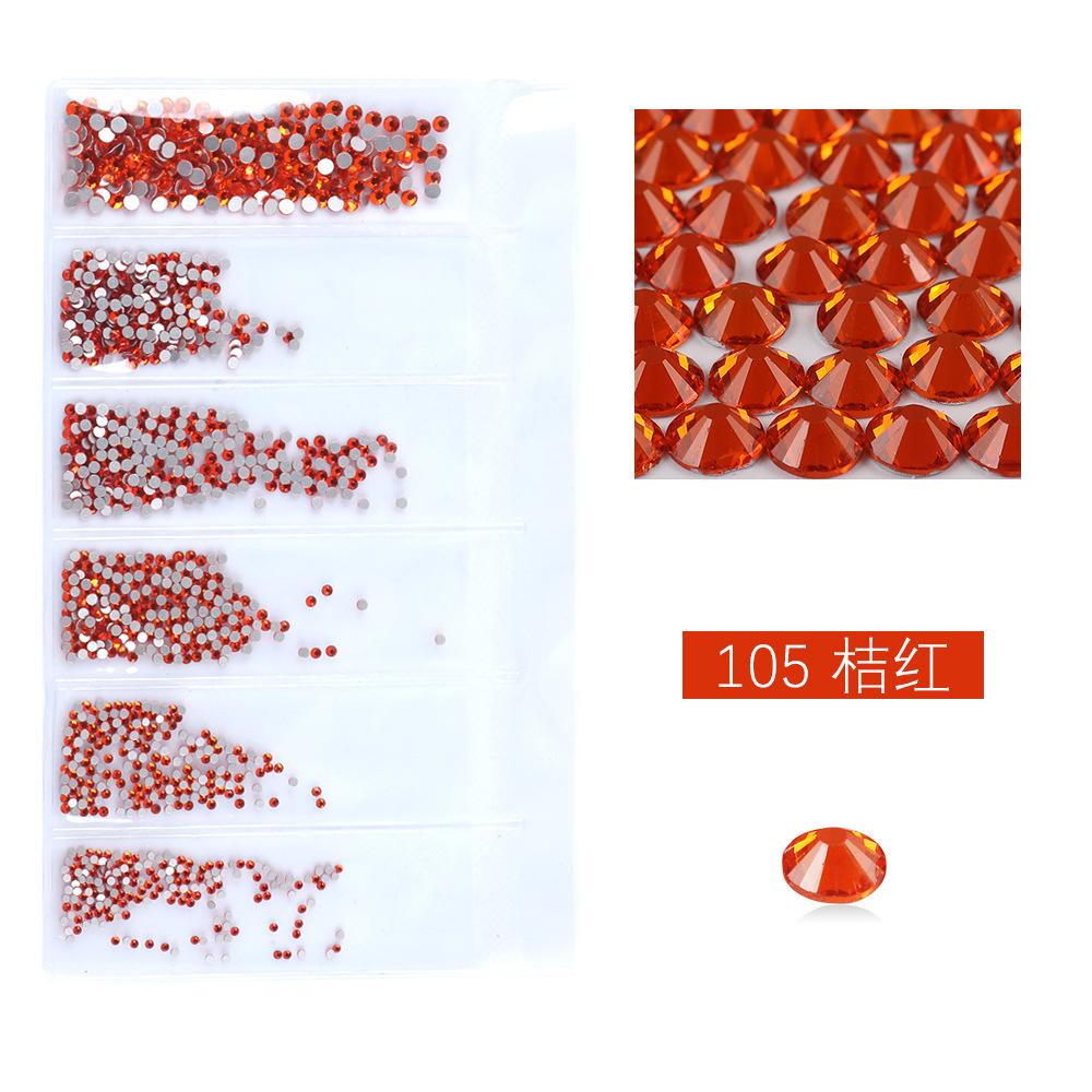 Flat Bottom Rhinestone Nail Drill Diy Nail Mobile Phone Case Sticker Drill, Jewelry Accessories, Bag Size Mixed Nail Drill