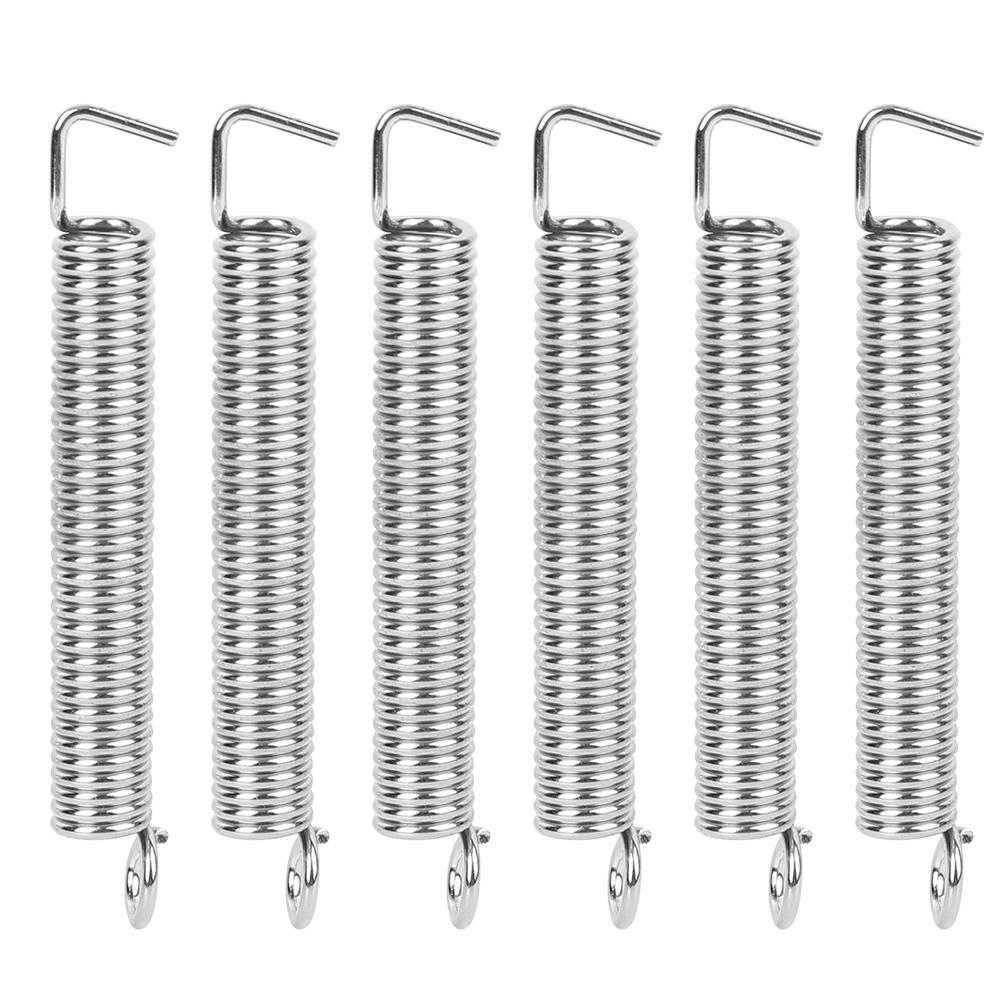 6 шт. Пружины натяжения тремоло Гитарный ретро вибрато Пружина натяжения струны для Fender Stratocaster ST