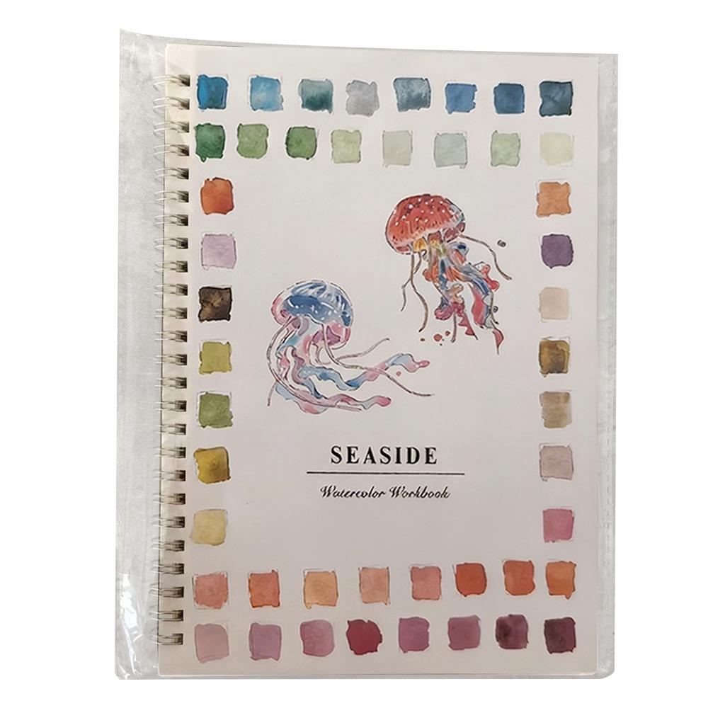 Christmas Watercolor Workbook Beginner-Friendly Art Learning Guide Gift for Artists