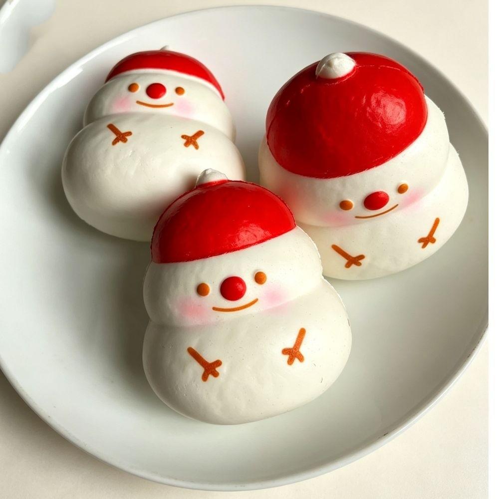 Slow Rebound Christmas Snowman Squishy Soft Christmas Squishy Toy Goodie Bag Stuffer