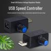 Мини-вентилятор USB с бесступенчатым регулятором скорости - Переключатель вентиляции с регулируемой скоростью
