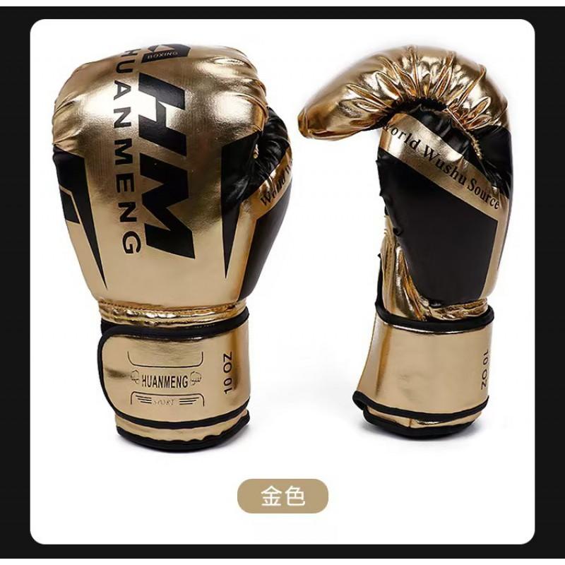 Adult Boxing Gloves Muay Thai Kickboxing Training Fight Sports PU Leather Punching Mitts 6-14oz