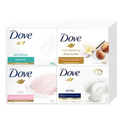 Pink Sensitive Beauty Bar Sensitive Face Wash Cleansing x Soap 100 г Белый 4 шт 4 типа Масло ши