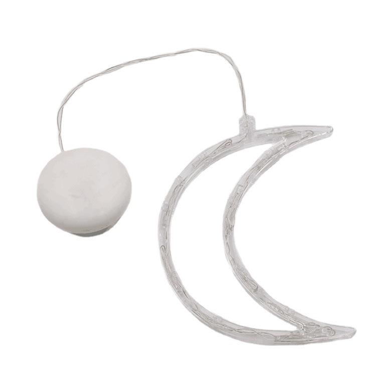 Светодиодный рождественский светильник на присоске Снеговик Рождественская елка Украшение окна Подвесные украшения Праздничные украшения Маленькие цветные фонари