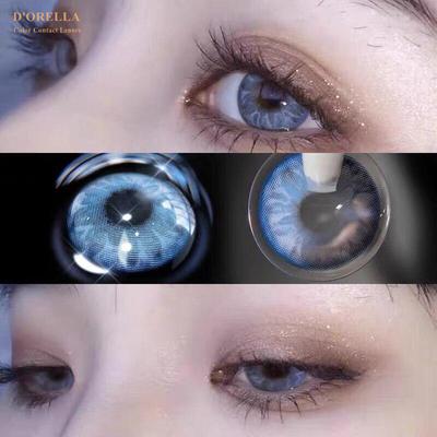 1 пара (2 шт.) цветные контактные линзы с драгоценными камнями для глаз, цветные контактные линзы, красивые контактные линзы для макияжа глаз