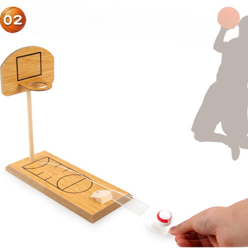 Настольный мини-баскетбольный игровой набор - настольная деревянная доска, крошечный баскетбольный мяч, стрельба, офисный стол, снятие стресса, маленькие пальчиковые игрушки для детей, подростков, мальчиков