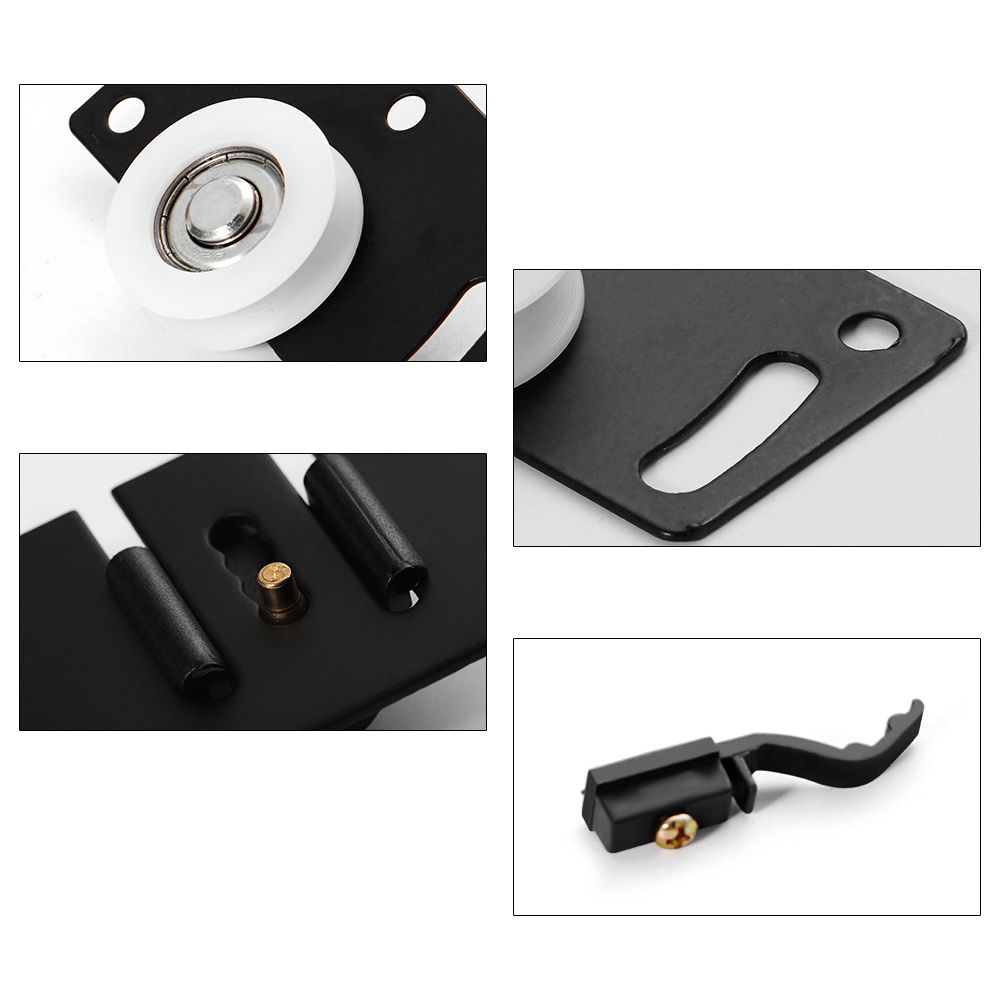 Комплект роликов для поезда Колесо для направляющих для шкафа Нейлоновый шкив Колесо для раздвижной двери Подвесное колесо Дверные ролики