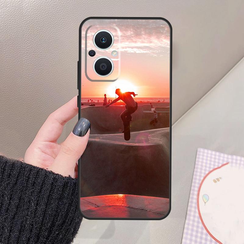 Cool Skate Funda For OPPO Reno 14 10 11 12 13 Pro 12F 11F 13F 14F 7 8 Lite OPPO Find X9 X8 X6 Pro Case