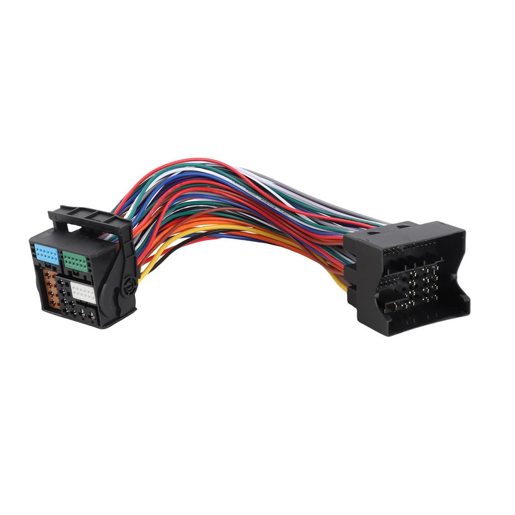 23cm 52Pin MQB Extension Adapter Cable with Quadlock Connector Radio Wiring Harness for A1