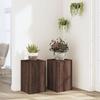 VidaXL Plant Stands 2 Pcs Brown Oak Engineered Wood, Flower Stand, Pot Stand, Plant Support 852921