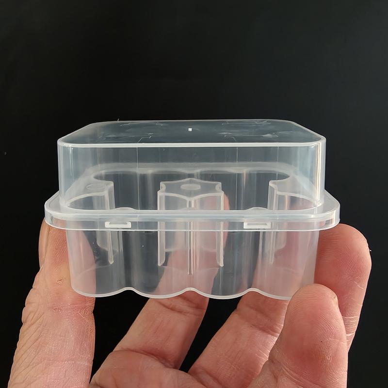 3mL Peptide Vial Case Plastic Microtube Storage Box Stackable Clear Freezer Tube Box Refrigerator Organizer Diabetic Supplies