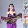 Chain Triangular with Coins Eye-catching Self-tie Handmade Dress Up Breathable Women Belly Dance