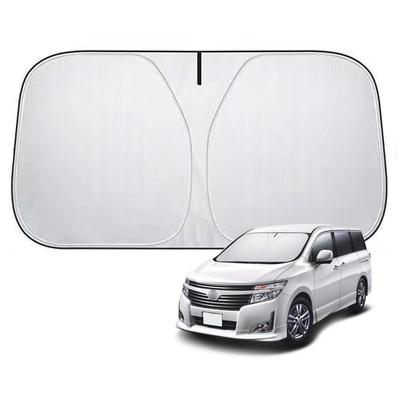 Солнцезащитный козырек для Nissan Elgrand 52 серии 2010 солнцезащитный козырек на лобовое стекло с высокой тепло- и УФ-защитой и теплоизоляцией Складной и включает в себя место для хранения Салон