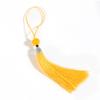 Silk Tassel Cords with Metal Caps Beads Tassel Charm Pendant Fit DIY Jewelry Making Findings