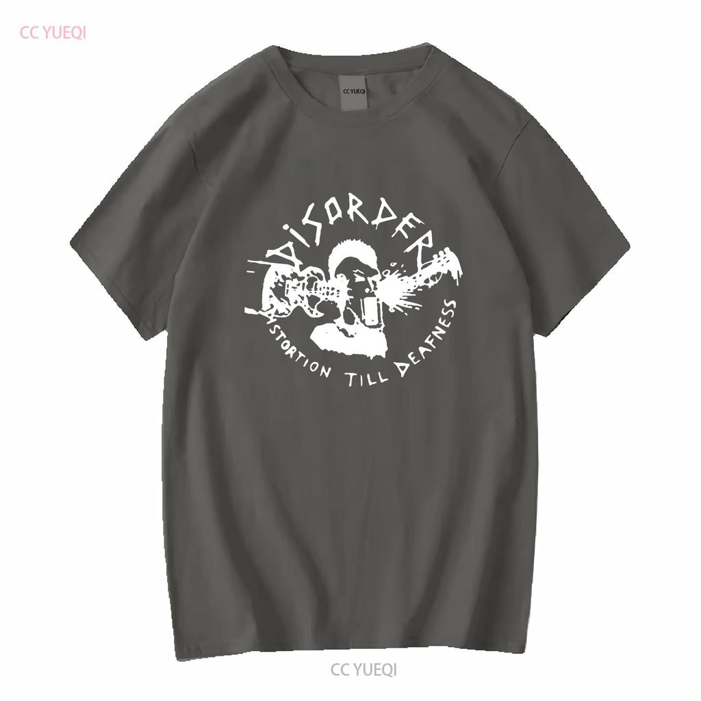 Disorder Thrash hardcore Punk rock группа Футболка с длинным или коротким рукавом винтажная Стиранная Удобный Топ для Повседневной Носки
