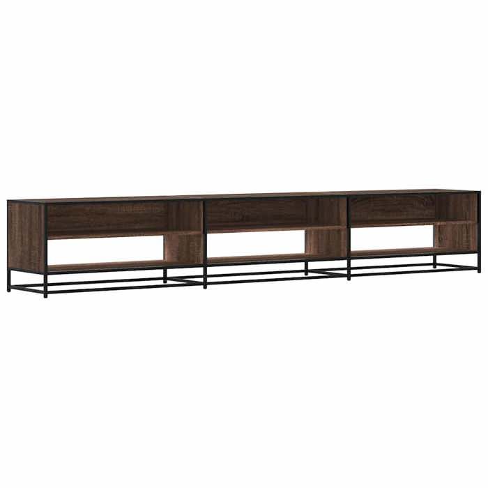 VidaXL Meuble TV chêne marron 270x40x46 cm bois d'ingénierie, support TV, buffet TV, meuble multimédia, banc TV, meuble 3300814