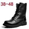 Мужские ботинки из натуральной кожи, осенние теплые зимние ботинки, мужская повседневная обувь, модные базовые ботинки, мужские панк-мотоциклетные ботинки D426