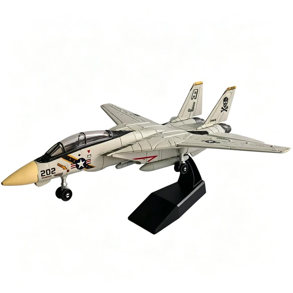 Модель-конструктор истребителя F-14 Tomcat в масштабе 1/72, Разобранная модель военного самолета, Игрушка-дисплей для взрослых и детей, Идеальный подарок на день рождения