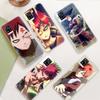 JW81 Naruto Gaara Transparent Case for Samsung A04 A14 A23 M33 M53 Realme 10 9 C35 C55 VIVO Y02 X80 Infinix Hot 30 Note 11 Tecno Spark 8P Pro