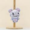 Plush Mouse Cheese Keychain Soft Stuffed Animal Toy Bag Charm Gift Kids For