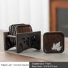 Heat Resistant Cup Pad Black Sandalwood Tea Tray High-End Cup Mat  Tea Table