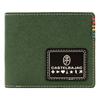 Мужской кошелек бифолд, Натуральная кожа, Сорт 034613, Складной кошелек, Кожа, Кожа коровья [05] Зеленый
