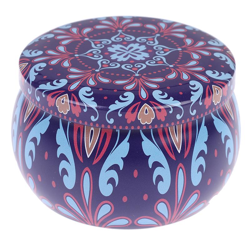 Пустая жестяная коробка Банки Банки Контейнеры Фитиль Наклейка Центровка Ароматические свечи DIY Изготовление Принадлежности