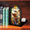 Multicolor Candle Holder Gothic Arch Design Tabletop Holder  Bedroom Decor