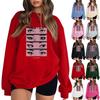 Women's Fashionable And Casual Long Sleeve Round Neck Printed Sweatshirt