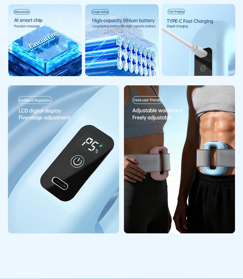 Мини-массажер Smart для поперечных фасций: Многофункциональный для плеч, шеи и шейного отдела позвоночника