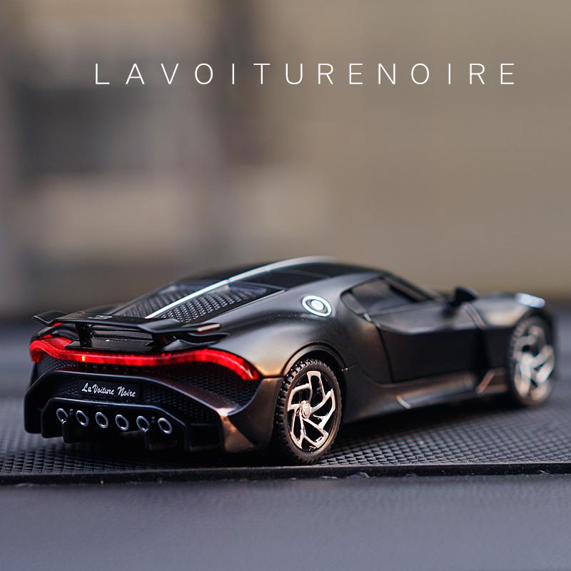1/32 Bugatti La Voiture Noire Black Dragon Supercar игрушечные литые машины и игрушечные транспортные средства модель автомобиля игрушки для детей