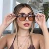 Винтажные квадратные солнцезащитные очки женские ретро солнцезащитные очки в маленькой оправе модные яркие цвета женские уличные очки для отдыха UV400