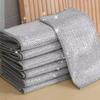 50/5PCS Wire Cleaning Cloth Double-sided Thickened Metal Silver Wire Rags Kitchen Dish Pot Washdishing Cloths Towel Clean Tools