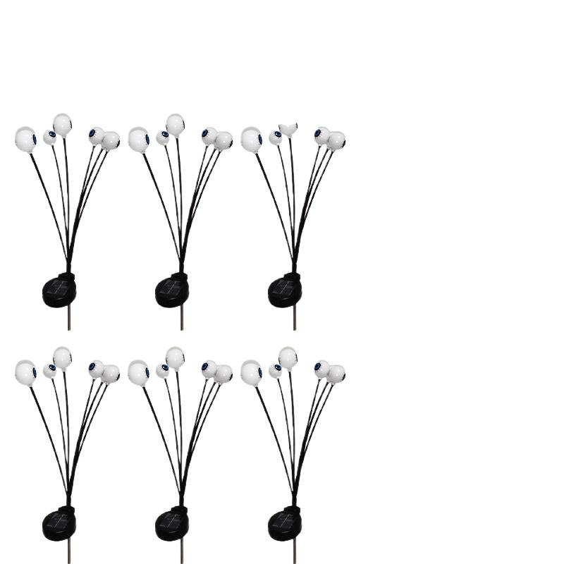 Светодиодные огни для Хэллоуина, 6/8 светодиодных солнечных ламп для сада и газона, уличные страшные декоративные огни для вечеринки на Хэллоуин