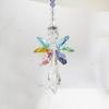 1PCS Rainbow Angel Suncatcher Crystal Guardian Angel Chakra Sun Catchers Car Charm for Rear View Mirror Home Decor