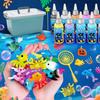 Набор игрушек «Волшебный Водный Эльф» с 12 цветами, DIY Формы для Морских Животных, Рождественские