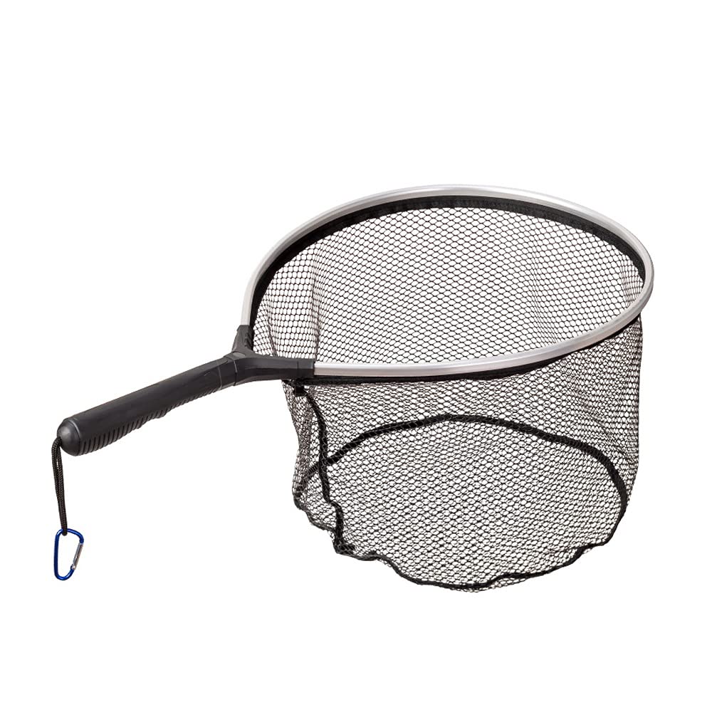 Tsulino Rubber Landing Net for Fishing, Medium, Black
