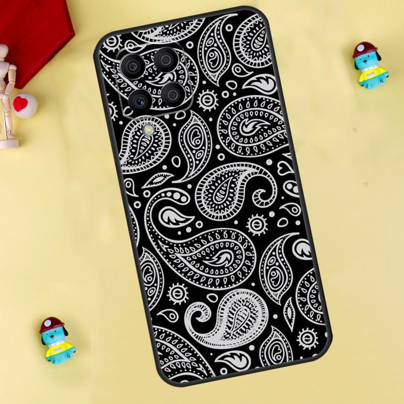 Чехол с узором пейсли для Samsung Galaxy M13 M33 M53 M14 M12 M15 M06 M16 M36 M56 M31 M32 M52 M35 M55 M34 M54