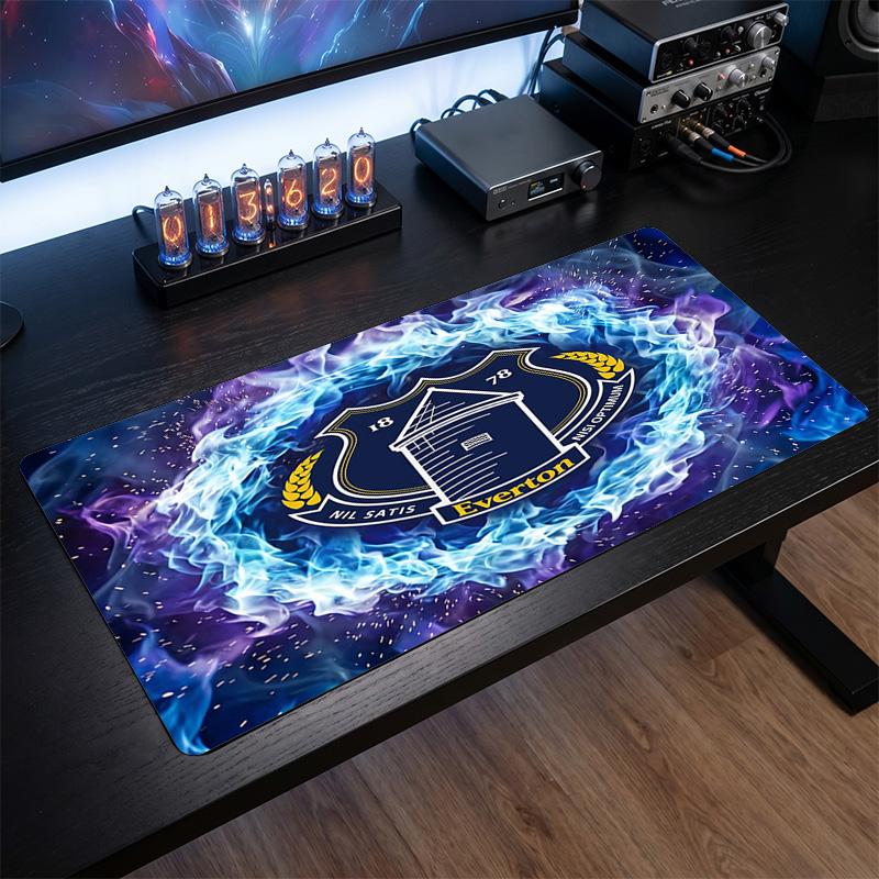 Игровой коврик для мыши Everton Football Print, большой, противоскользящий, расширенный, для офиса, дома
