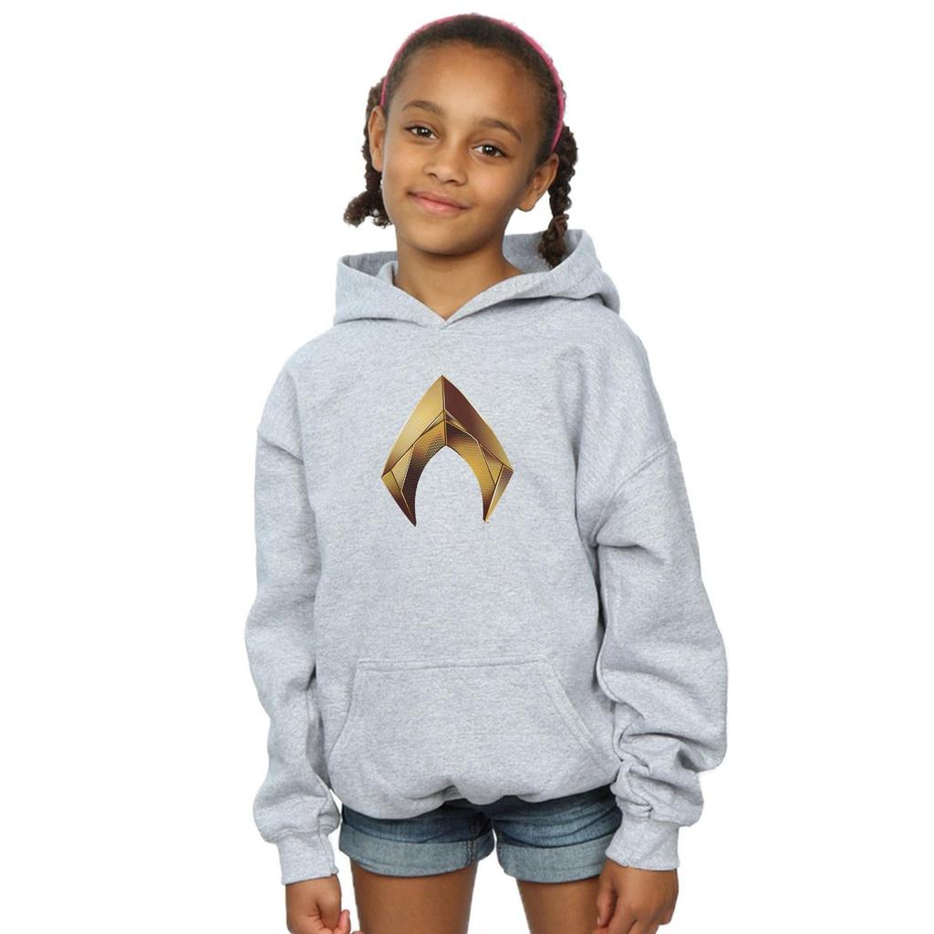DC Comics Girls Aquaman Emblem Hoodie