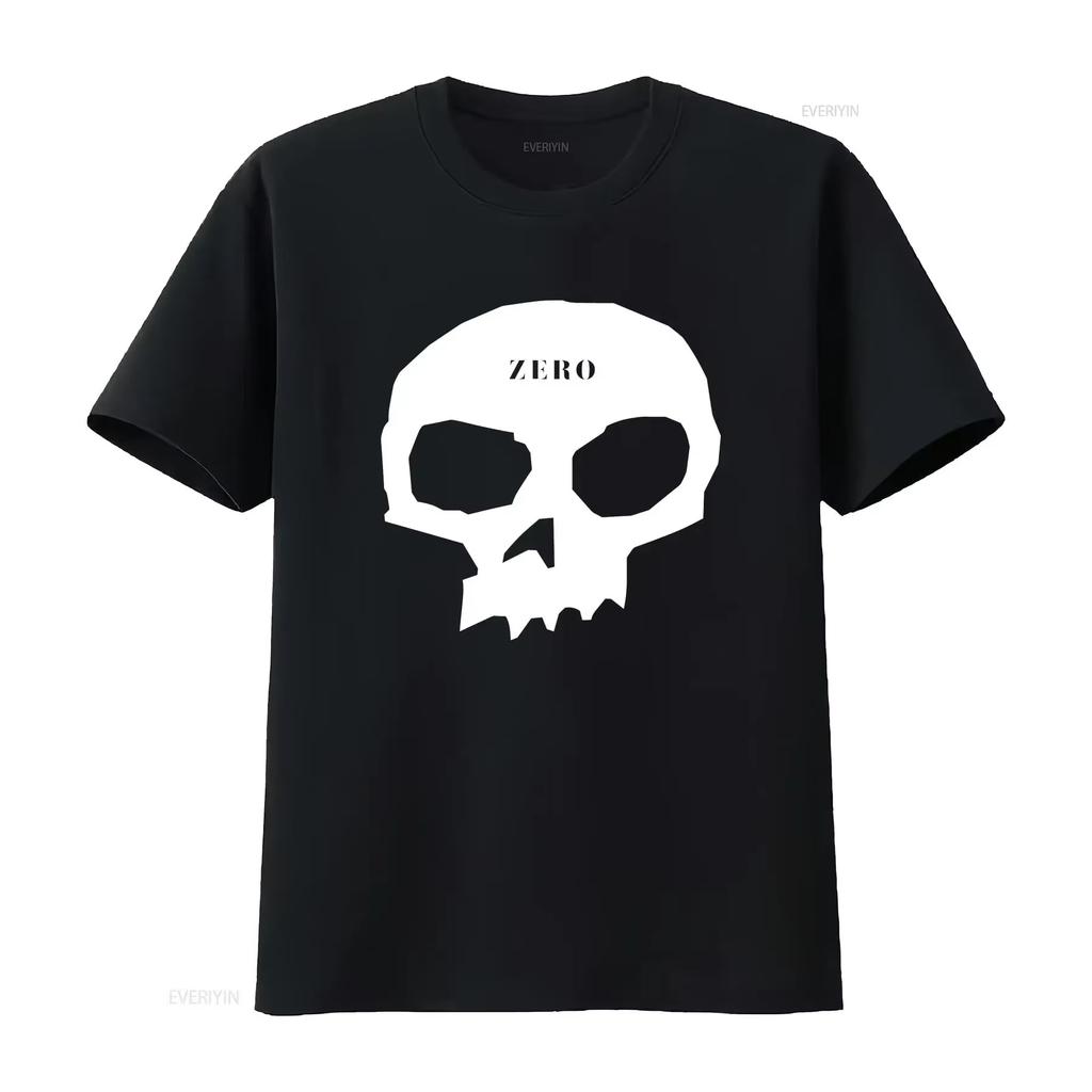 Hot Sale Retro Skate Graphic Tee Polyester Washed Skull Pattern Soft Comfort Casual Daily Street Short Sleeve Shirts