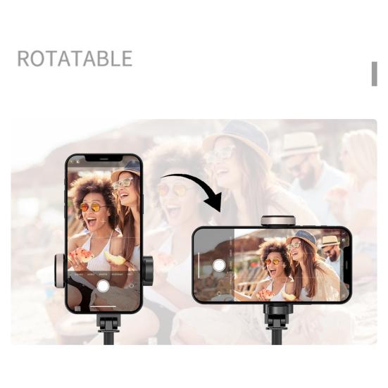 Выдвижной штатив для селфи-палки с беспроводной кнопкой спуска затвора, компактный дизайн, портативный, универсальная подставка для мобильного телефона, селфи-палка