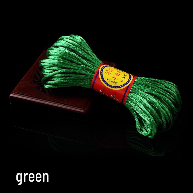 Red Polyester Chinese Knotting Cord for DIY Bracelets and Beading