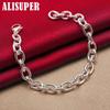 925 Sterling Silver 8-Inch Basic Chain Bracelet Jewelry