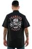 Оригинальная рабочая рубашка LUCKY 13 Frankie's Garage S-4XL НОВАЯ