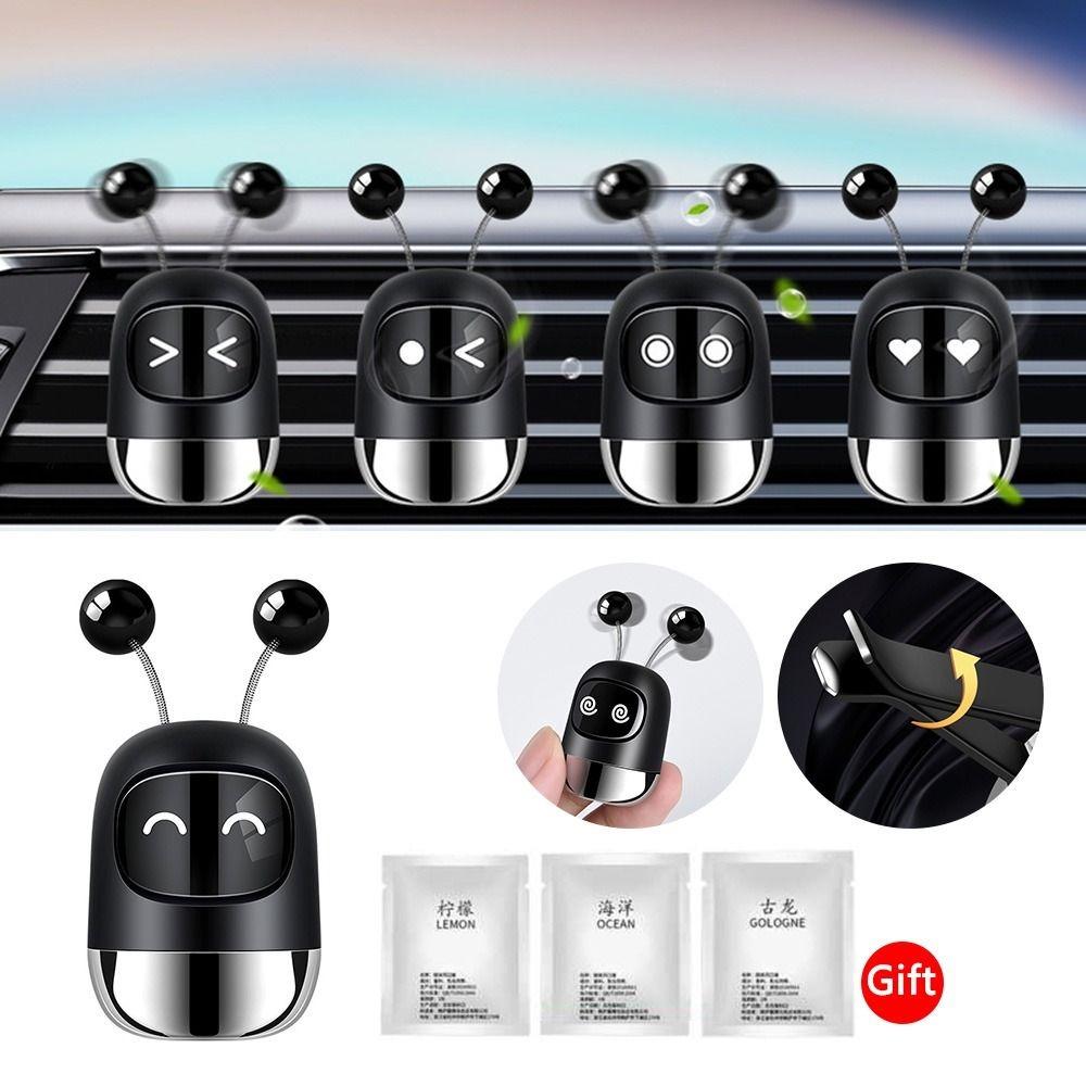 Креативные роботизированные клипсы для воздуховодов, милые освежители воздуха для салона автомобиля, автомобильные аксессуары, диффузор для духов