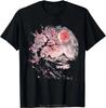 Футболка Sakura Serenity Tee A Touch Of Nature, модная повседневная футболка для фитнеса с коротким рукавом, женская одежда, футболка оверсайз.